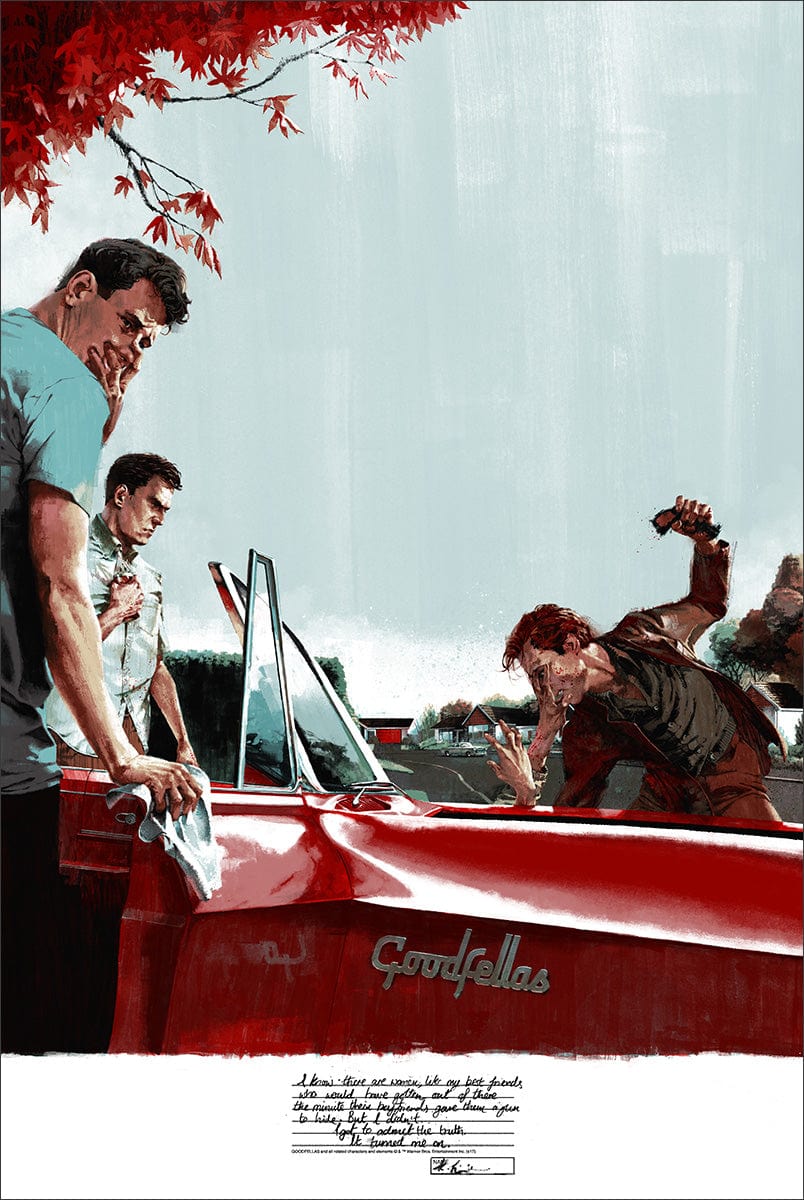 Goodfellas Movie Poster - Premium Quality Aspinal Print - Perfect for Home Theater, Office Decor & Film Fan Gifts