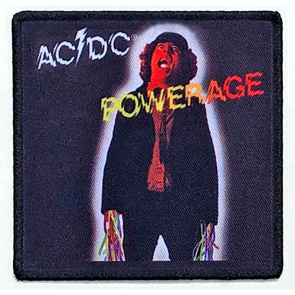 AC/DC Iron On Patches - Powerage Album Design - Perfect for Denim Jackets, Backpacks & DIY Clothing Customization