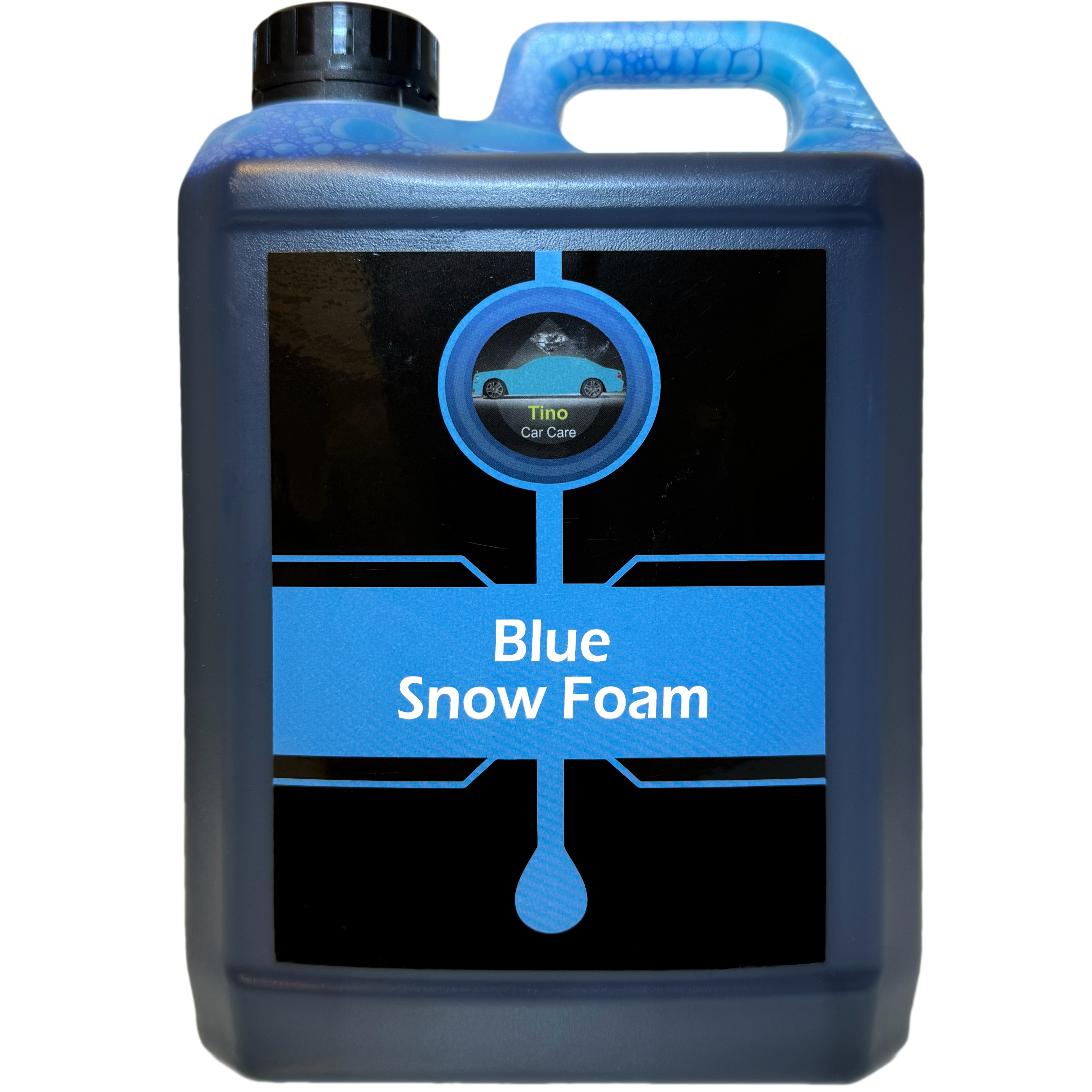Tino Blue Snow Foam Car Wash Soap - Premium pH Neutral Foam Cannon Shampoo for Deep Cleaning & Shine - Perfect for Detailing, Ceramic Coated & Luxury Vehicles