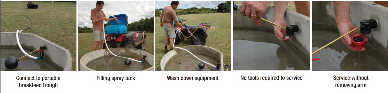 Apex Xcess Full Flow Automatic Trough Valve - High Flow Camlock Outlet (500LPM Max) for Efficient Livestock & Farm Watering Systems | Ideal for Pastures, Barns & Agricultural Use