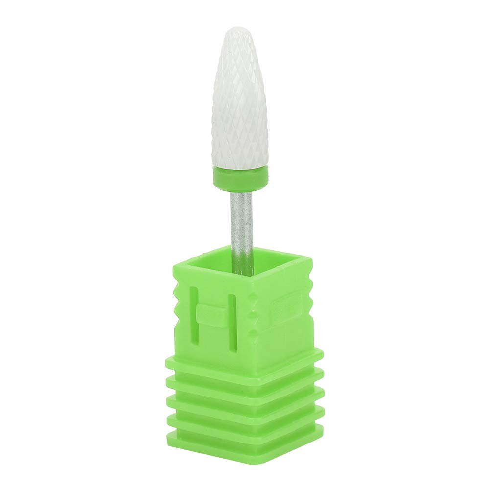 Professional Ceramic Nail Drill Bits Set - Coarse Grain C Green Box for Manicure & Pedicure | Lightweight Portable Nail File Tools for Home & Salon Use | Perfect for Nail Art, Acrylics & Gel Extensions