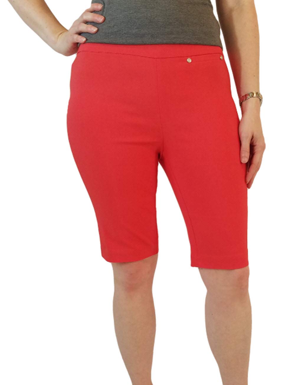 Rafaella Bermuda Shorts - Comfort Pull-On for Women | Casual Wear & Travel