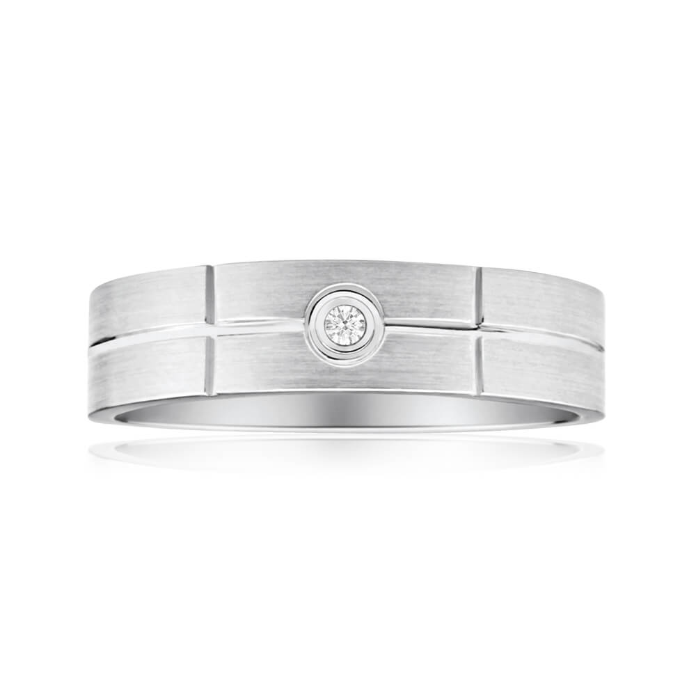 1 Carat Diamond Ring in Sterling Silver for Women - Elegant Engagement & Wedding Jewelry Gift for Her