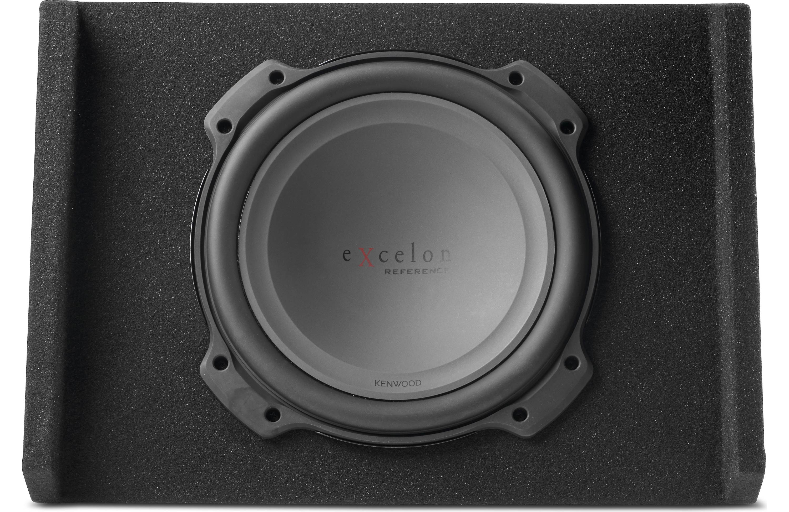 Kenwood Excelon P-XRW1202DB 12-Inch 1200W Oversized Car Subwoofer with Sealed Down-Firing Enclosure - Premium Bass for Car Audio & Home Theater Systems