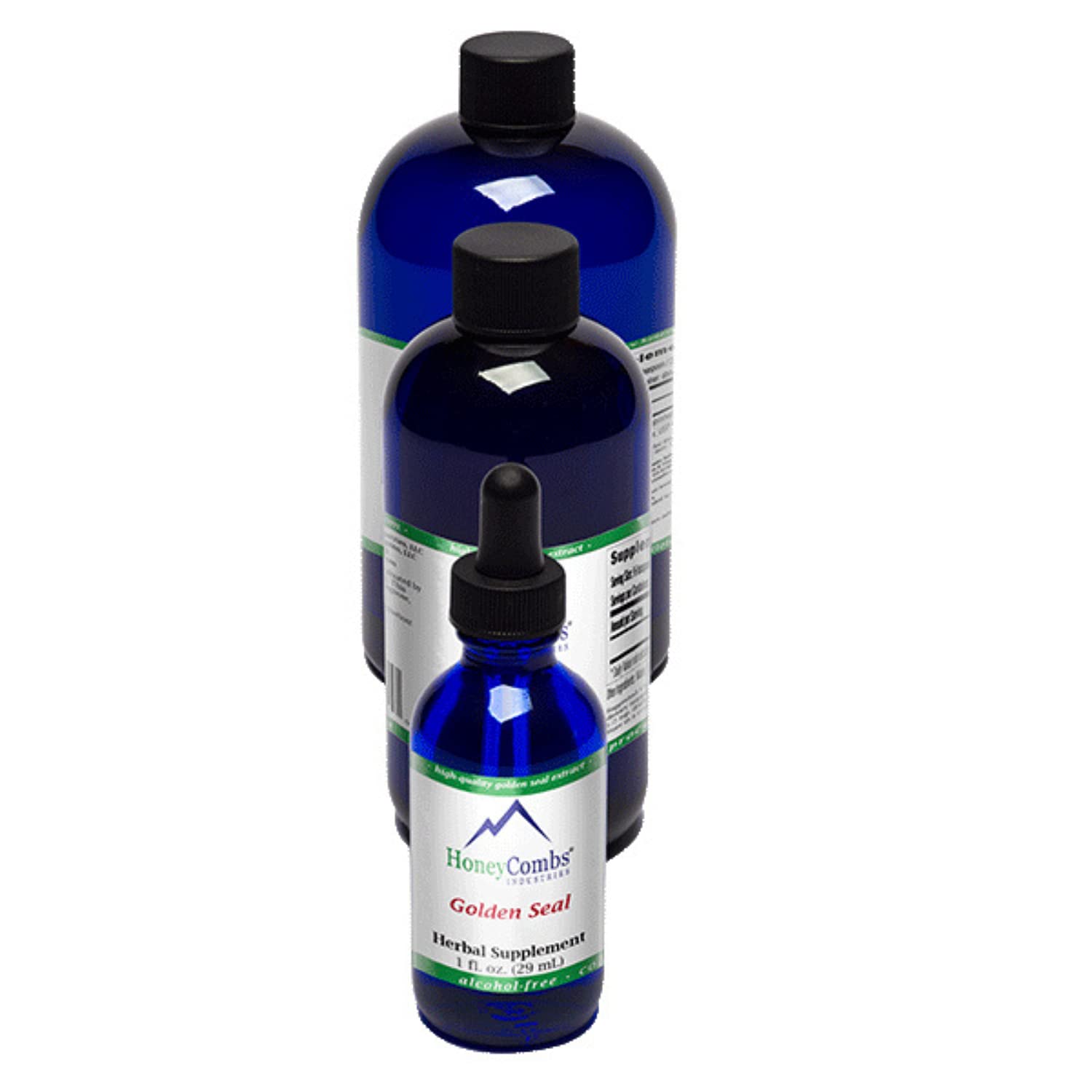 GoldenSeal Alcohol-Free Extract Liquid - Organic Goldenseal Root Supplement for Digestion, Respiratory & Immune Support - Cold-Pressed Herbal Drops, 16 Fl Oz - Natural Remedy for Colds, Allergies & Digestive Health