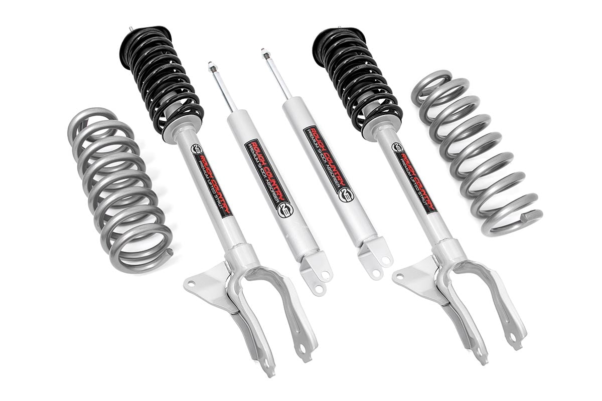 2.5 Inch Lift Kit with N3 Struts for Jeep Grand Cherokee 4WD (2016-2022) - Heavy Duty Suspension Upgrade for Off-Roading & Improved Ground Clearance | Part #91430