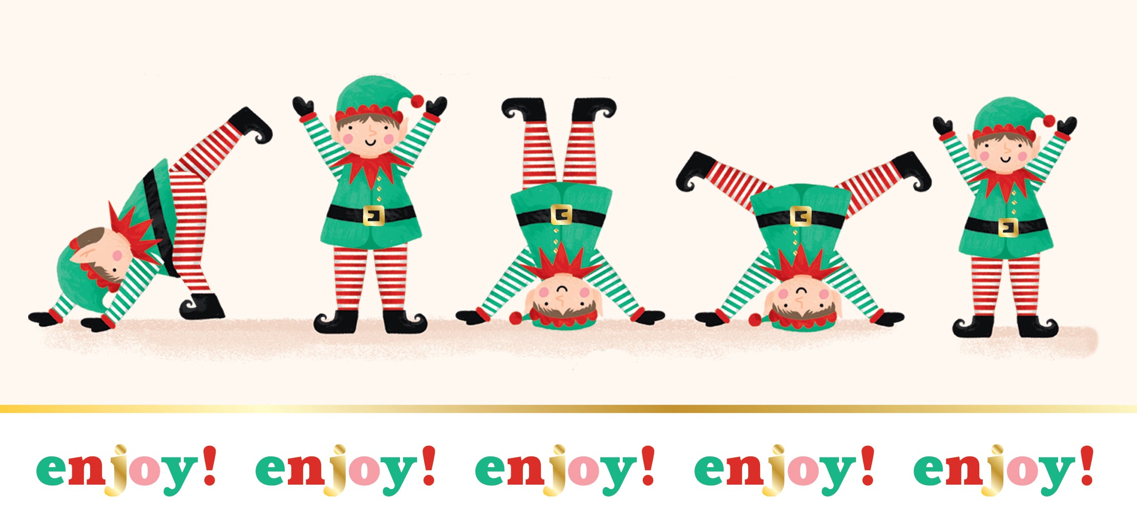 6-Pack Christmas Elves Money Envelopes for Holiday Gifts - Perfect for Cash Gifts, Stocking Stuffers & Secret Santa Exchanges