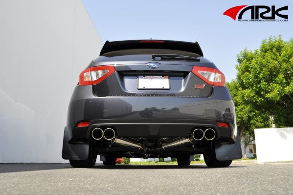 2008-2014 Subaru WRX STI Hatchback Performance Exhaust System with Polished Tips - High Flow Cat-Back for Enhanced Sound & Power - Perfect for Street Racing & Daily Driving