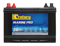 Century Boat Battery M27MF N70ZM MF 780 CCA - Marine Deep Cycle Battery for Boats, Yachts & RVs - Reliable Starting Power & Long Life - Perfect for Fishing, Cruising & Water Sports