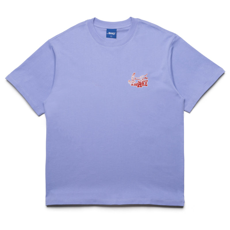 Awake NY Hammer Graphic Tee - Soft Cotton Short Sleeve T-Shirt for Men & Women in Periwinkle Blue | Streetwear, Casual Wear & Urban Fashion
