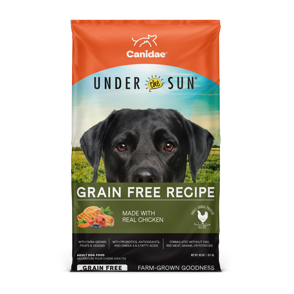 Canidae Under the Sun Grain Free Adult Chicken Recipe Dry Dog Food - High Protein, Natural Ingredients for Healthy Skin & Coat - Perfect for Active Dogs & Outdoor Adventures
