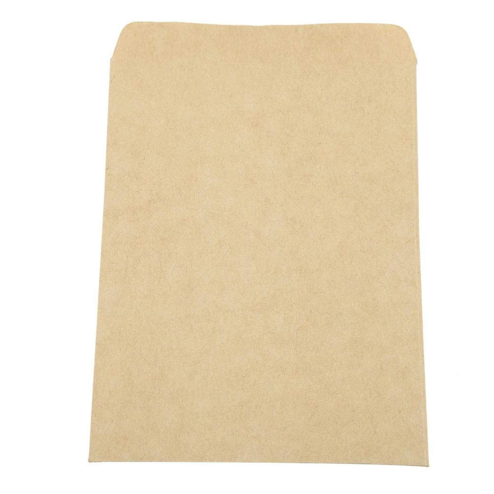 Organic Kraft Seed Storage Bags 9x13cm - Eco-Friendly Wheat Seed Packets with Adhesive Seal (Pack of 12) | Perfect for Home Gardening, Seed Saving & Farm Storage
