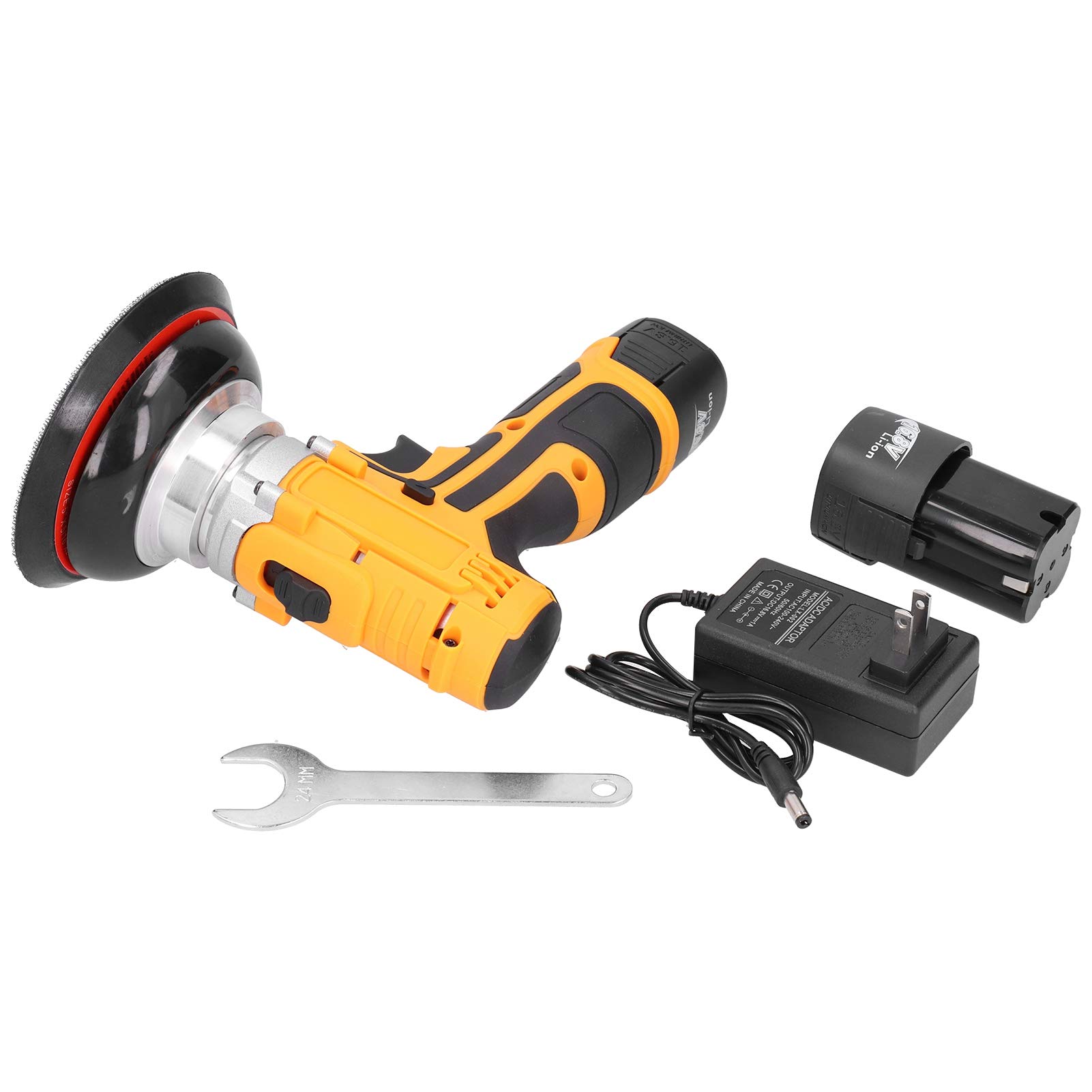 LZKW 5-Inch Random Orbital Sander with Variable Speed - 12000 RPM Electric Sander for Woodworking, Metal Polishing & Auto Body Sanding - Perfect for DIY Projects, Furniture Refinishing & Surface Preparation