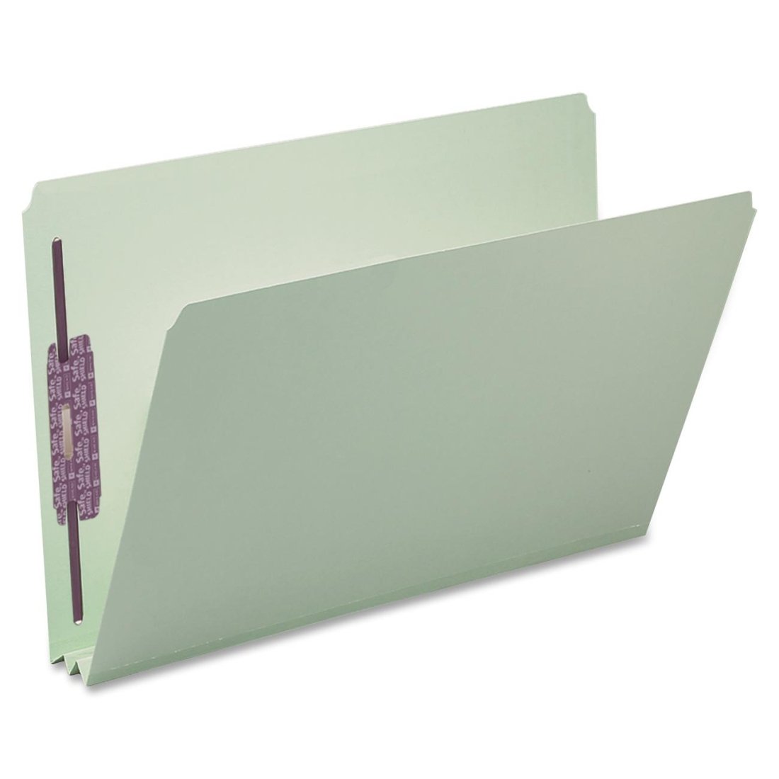 Smead Pressboard Fastener File Folder with SafeSHIELD Fasteners - 2 Fasteners, Straight-Cut Tab, 2