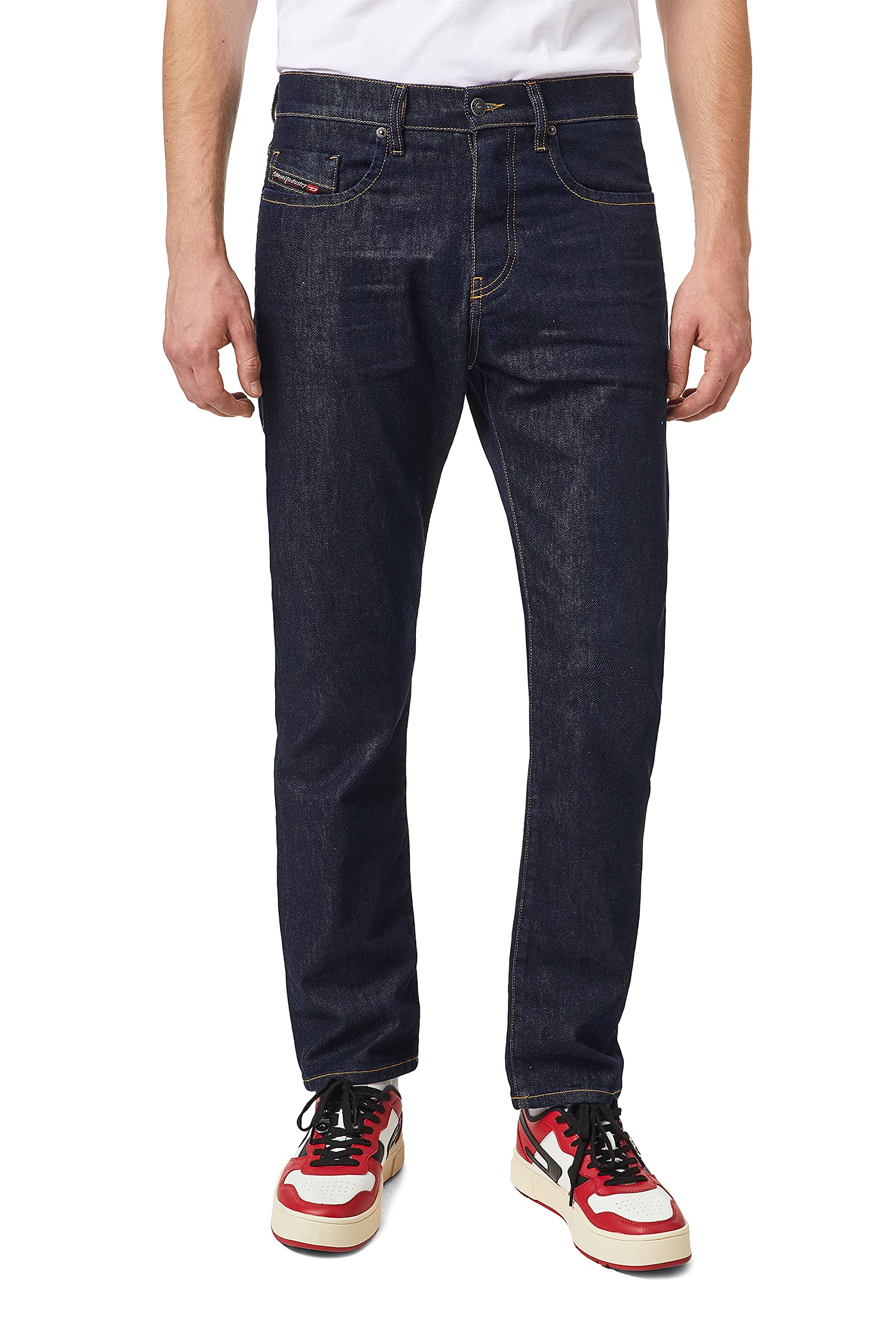 Diesel Men's Straight Fit Jeans - Classic Denim Pants for Casual & Business Wear | Comfortable & Stylish for Everyday Use, Work, and Night Out