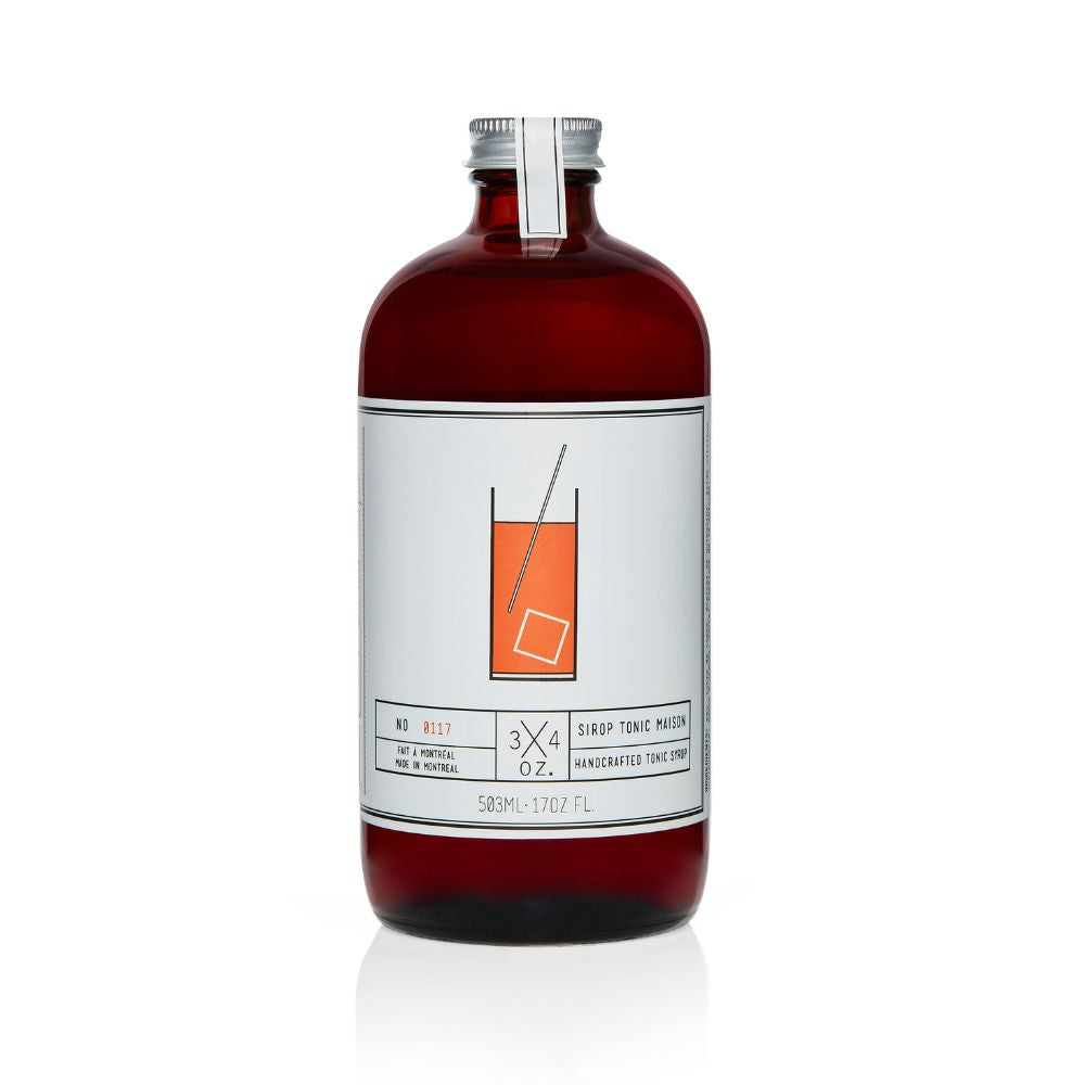 Handcrafted 3/4 oz (500ml) Premium Tonic Water - Perfect for Cocktails, Mocktails & Mixology at Home
