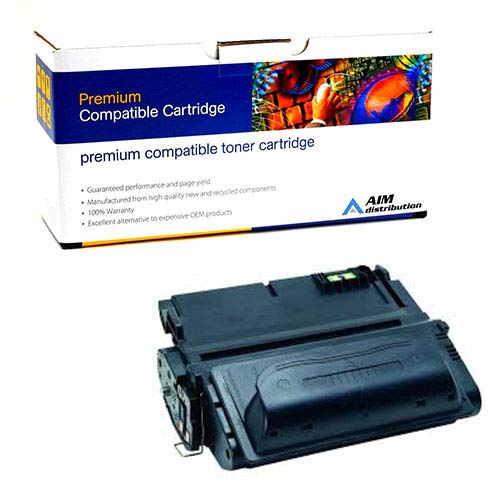 High-Yield AIM Compatible Toner Cartridge Replacement for HP Q1338A (57430) - 12,000 Page Capacity - Works with HP LaserJet Printers - Ideal for Office & Home Printing Needs
