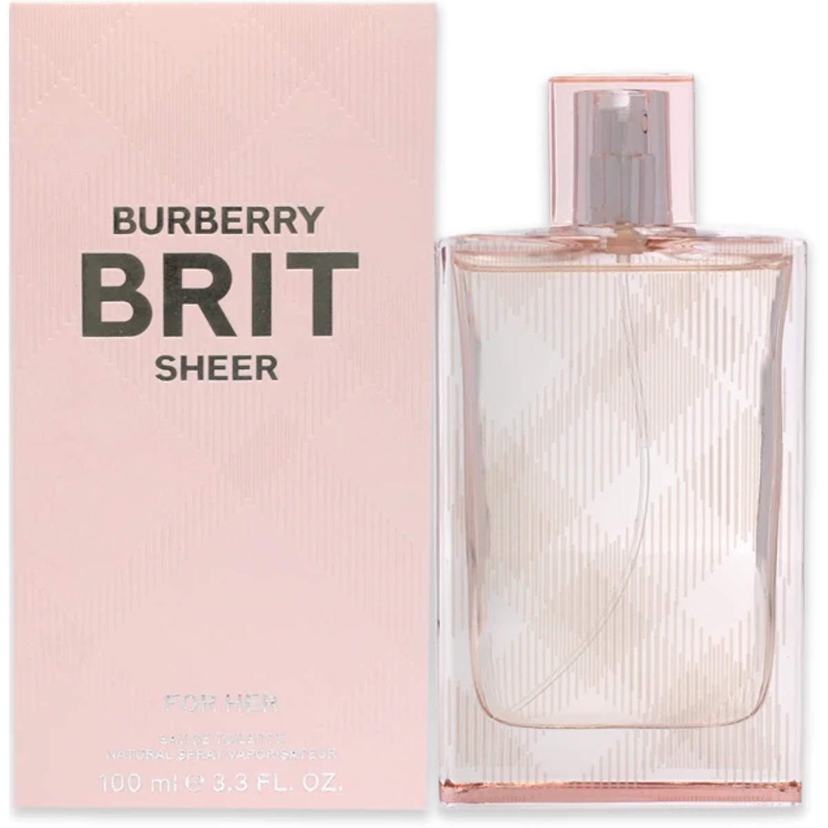 Burberry Brit Sheer Eau de Toilette Spray for Women - Fresh Floral Fragrance for Daytime Wear & Office Use