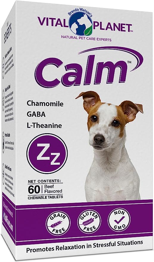 Vital Planet Calm - Natural Stress Relief & Anxiety Support Supplement for Adults - Promotes Relaxation & Better Sleep - Ideal for Work, Travel & Daily Stress Management