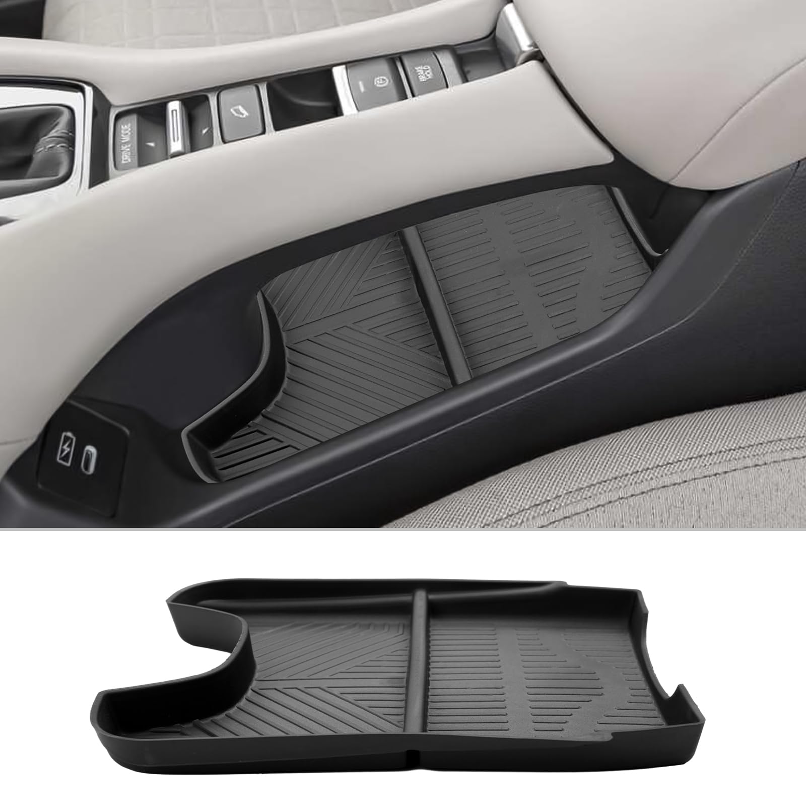2023-2025 Honda HR-V Center Console Organizer Tray | Custom Fit Lower Console Storage Box with Sunglasses Holder | Perfect for Road Trips, Daily Commute & Car Organization Accessories