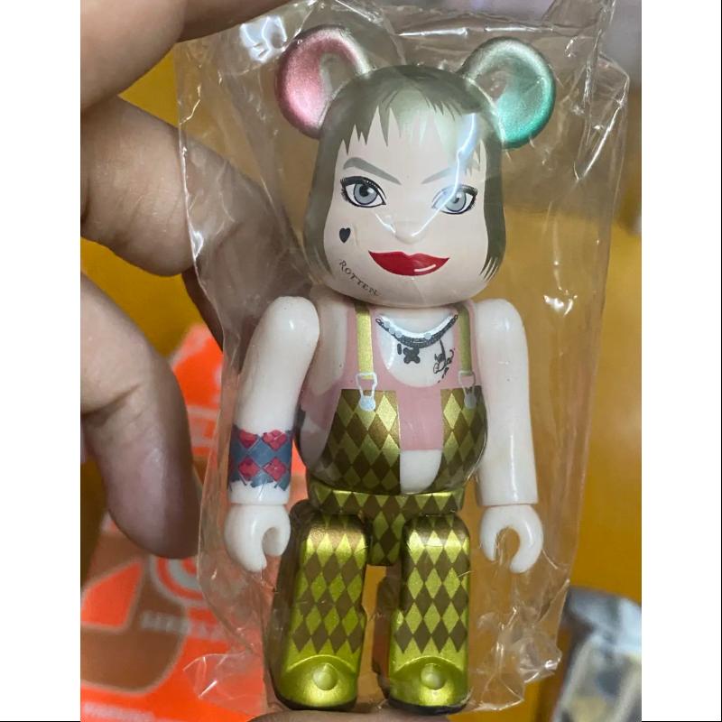 Bearbrick Series 39 Secret Harley Quinn 100% Collectible Figure - Limited Edition Vinyl Art Toy for Display & Collection - Perfect for Superhero Fans, Home Decor, and Gift Giving