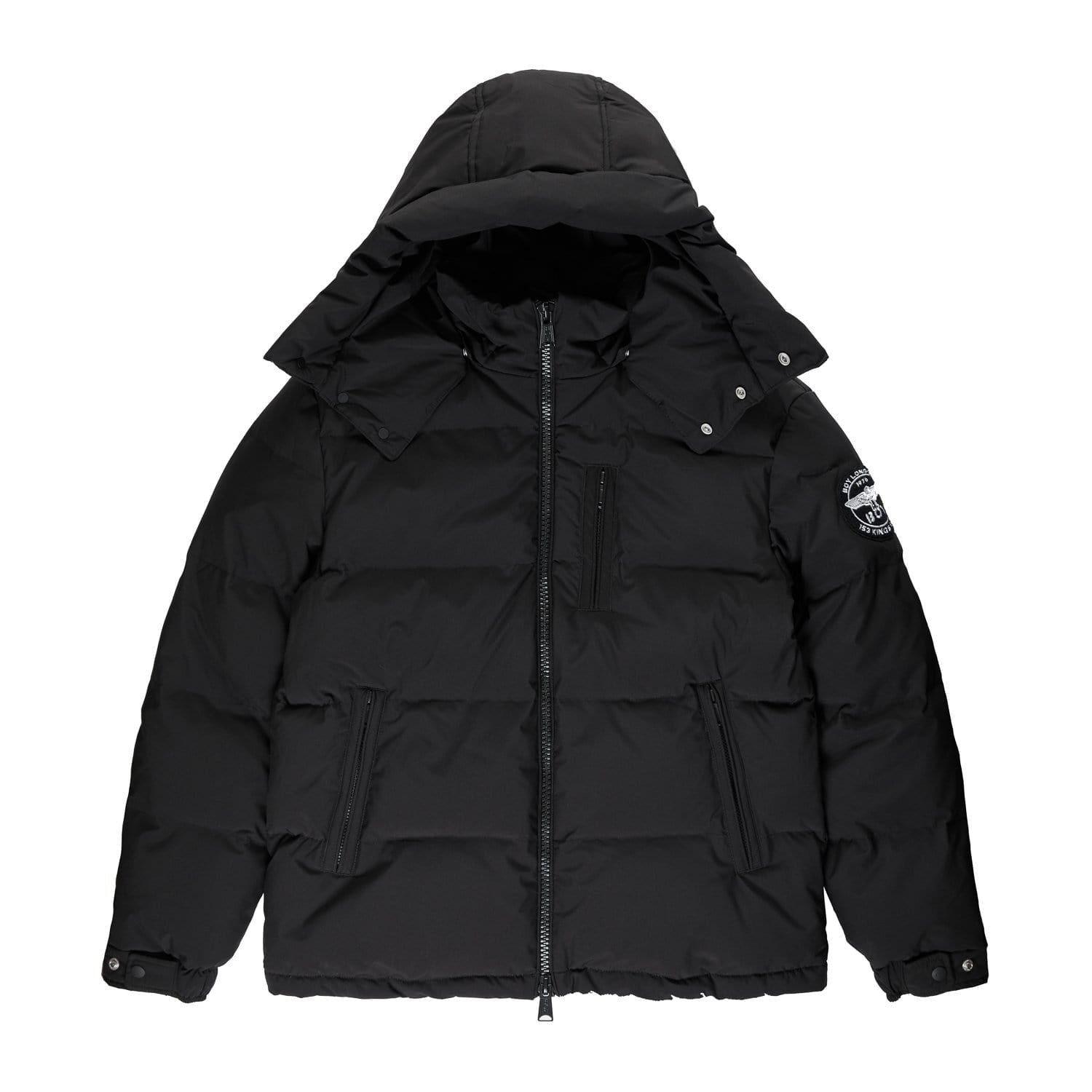 BOY CALE DOWN JACKET - Warm Winter Puffer Coat for Kids, Lightweight Waterproof Hooded Jacket for Outdoor Activities - Perfect for Snow Play, Skiing, and Cold Weather Adventures