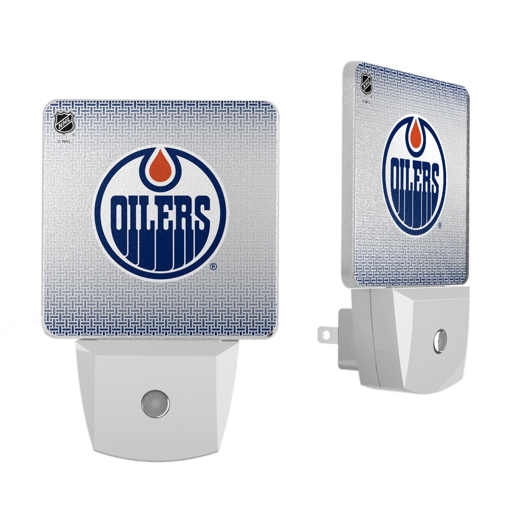 Edmonton Oilers LED Night Light 2 Pack - Soft Glow Bedside Lamp for Kids Room, Nursery, or Home Decor - Perfect for Nighttime Reading and Relaxation
