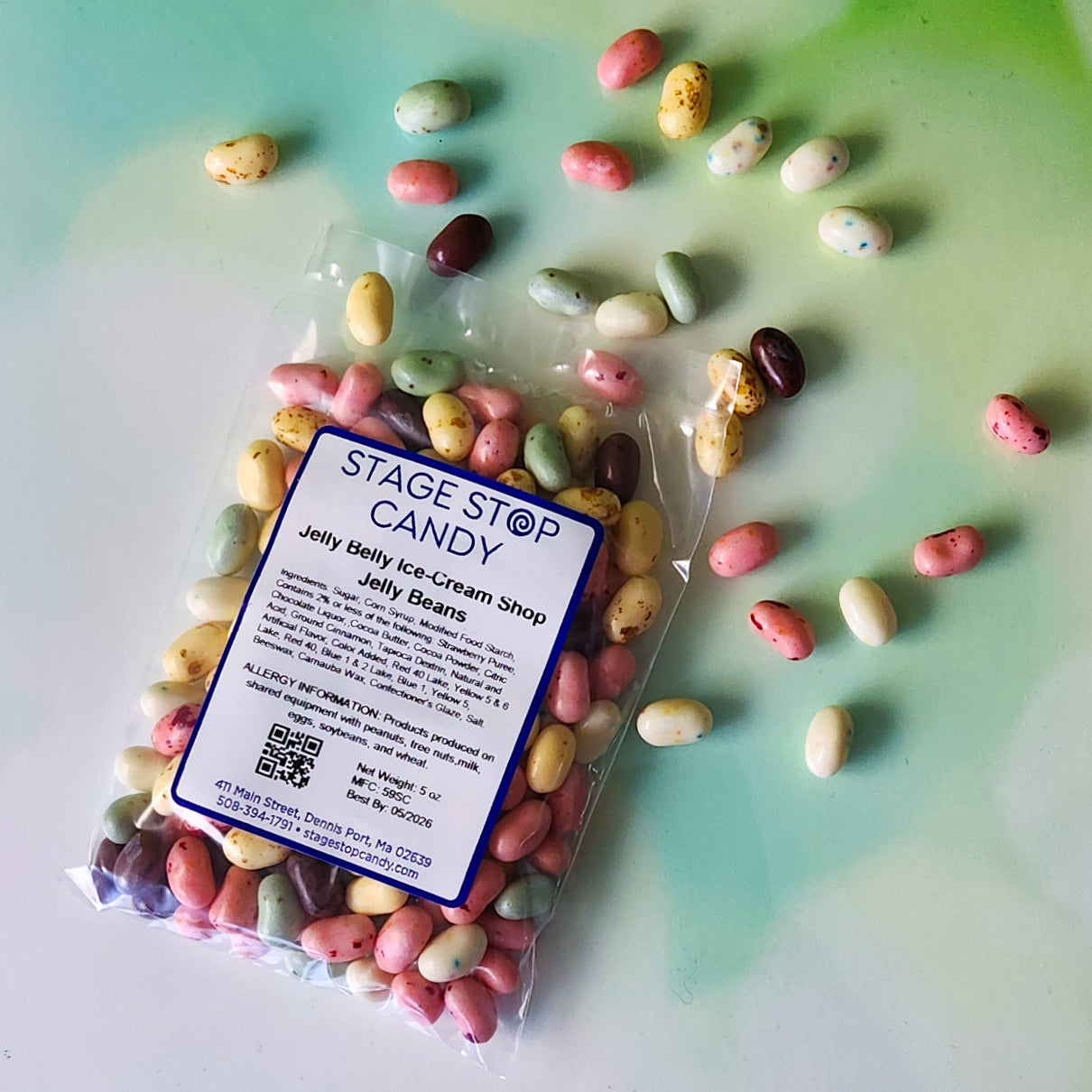 Jelly Belly Ice Cream Shop Flavor Jelly Beans - Assorted Candy for Parties, Gifts & Movie Nights