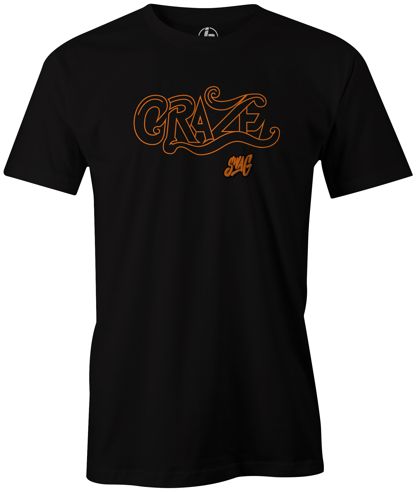 Swag Craze Bowling Ball Logo Tee Shirt - Cool Bowler Graphic T-Shirt for Men & Women - Perfect for Bowling Parties, League Games & Casual Wear