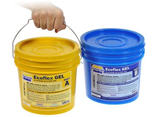 Premium Ecoflex Gel - Platinum Cure Silicone Rubber for Special Effects & Prosthetics - 1 Gallon Kit - Ideal for Movie Makeup, Cosplay, and Halloween Costumes