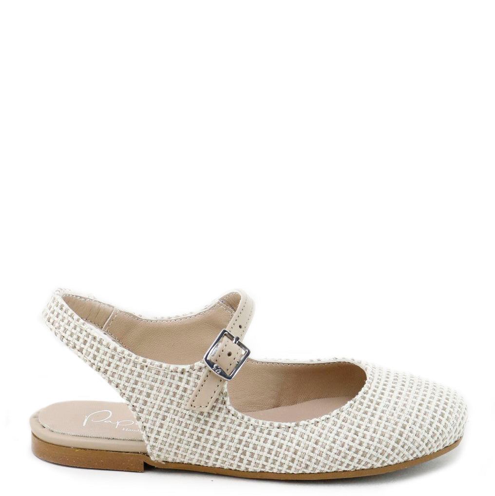 Taupe Weave Linen Strap Sandals for Women - Comfortable Summer Casual Shoes | Perfect for Beach, Vacation & Everyday Wear