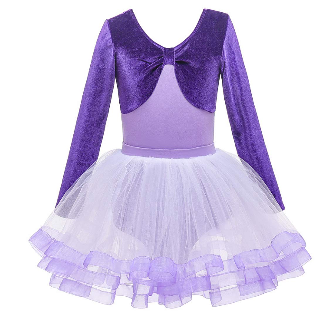 Girls Gymnastics Leotards | Ballet Dance Tutu Dress | Cotton Ballet Leotard for Kids | Perfect for Ballet Classes, Recitals & Dance Performances