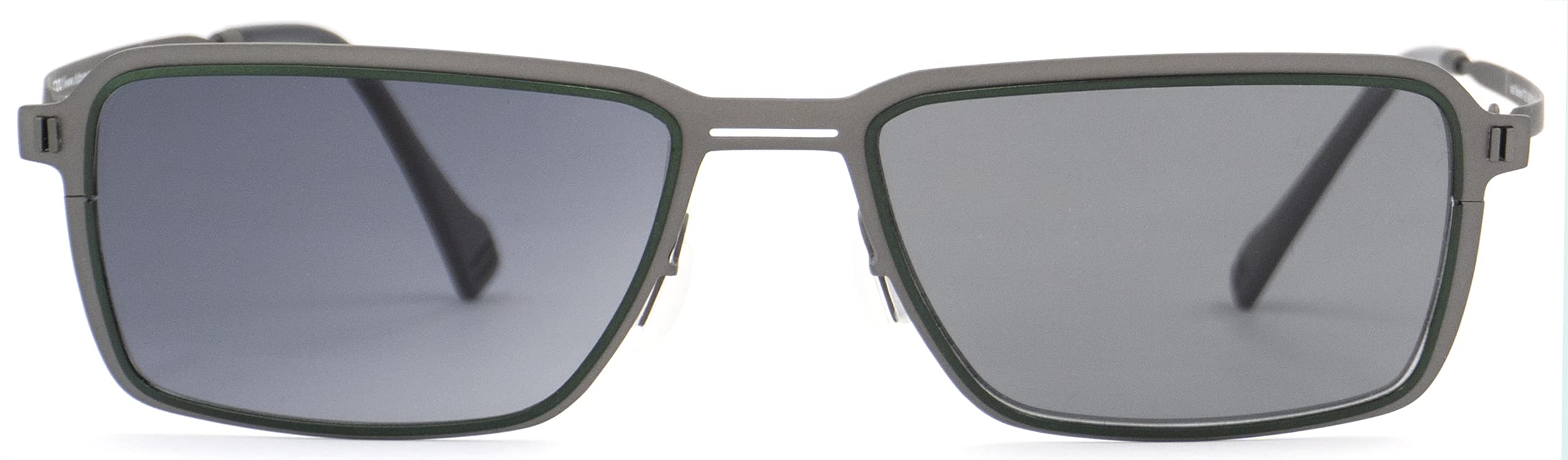 Tidou Beta Titanium Sunglasses S26 - Lightweight Polarized UV Protection (Gunmetal Frame) for Driving, Running & Outdoor Activities