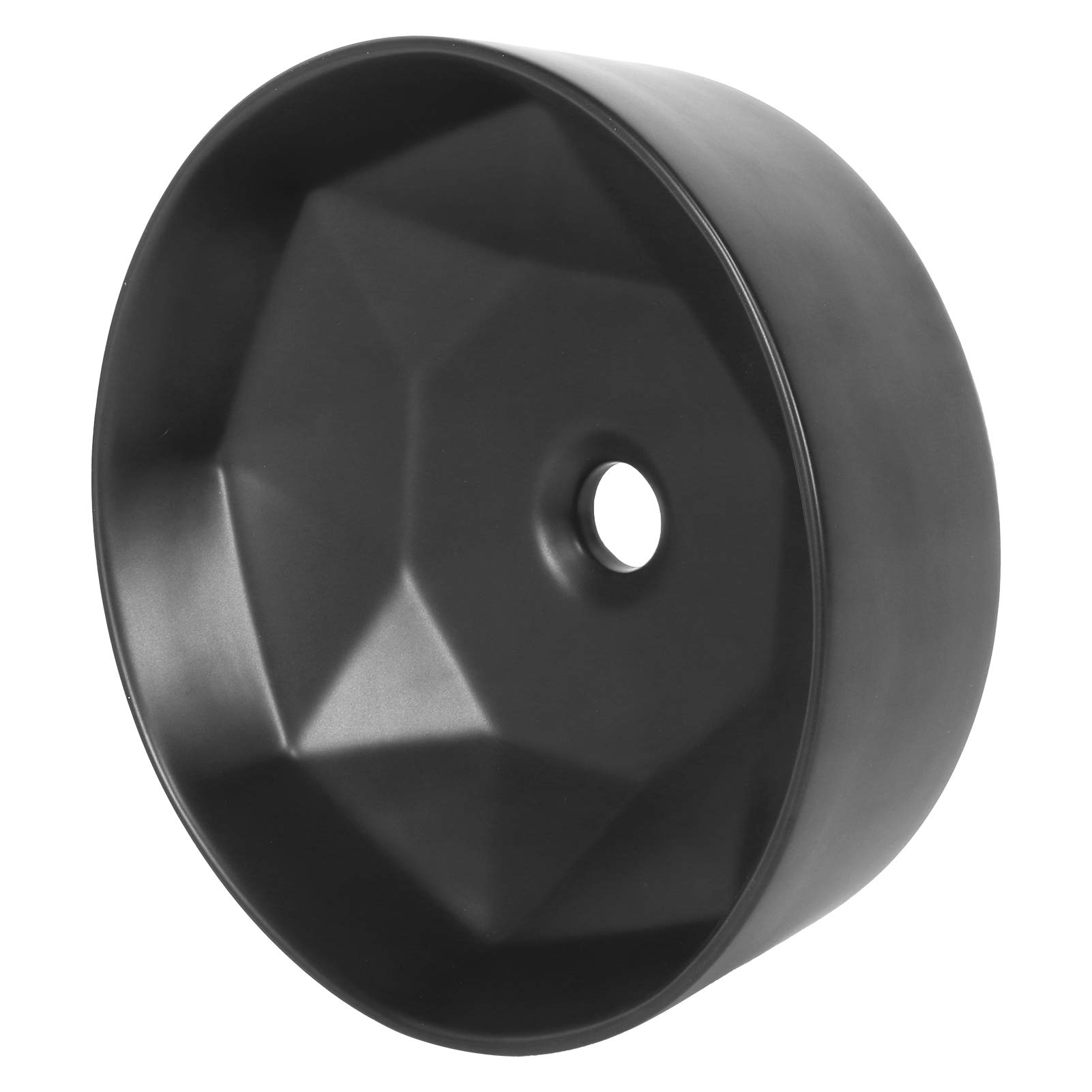 Corrosion-Resistant Ceramic Round Bathroom Sink - Durable Hand Wash Basin for Hotels, Restrooms & Home Use | Perfect for Guest Bathrooms, Powder Rooms & Commercial Spaces