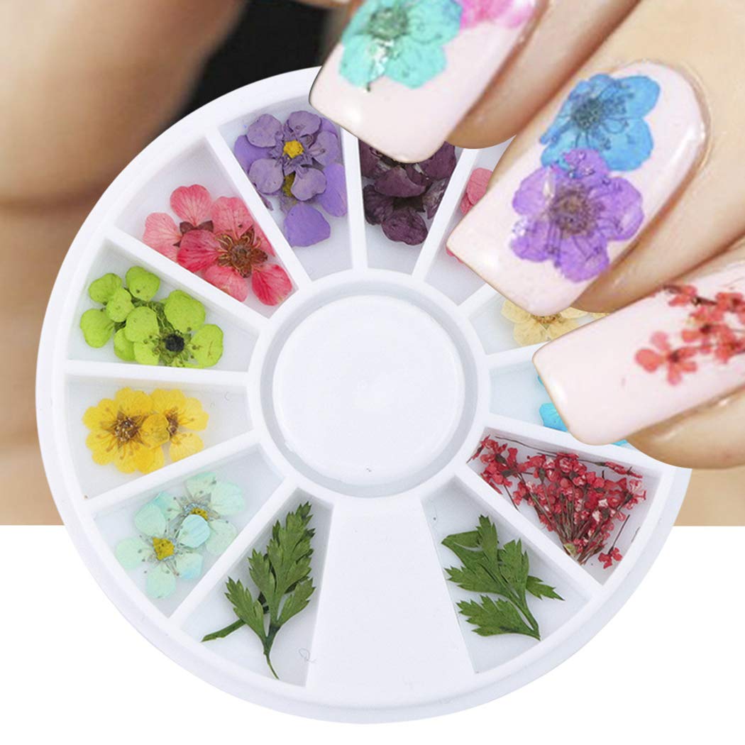 SOWUNO 3D Nail Art Decorations - Self-Adhesive Rhinestone Gems for Nail Design - Perfect for DIY Manicure, Wedding, Party & Special Occasions