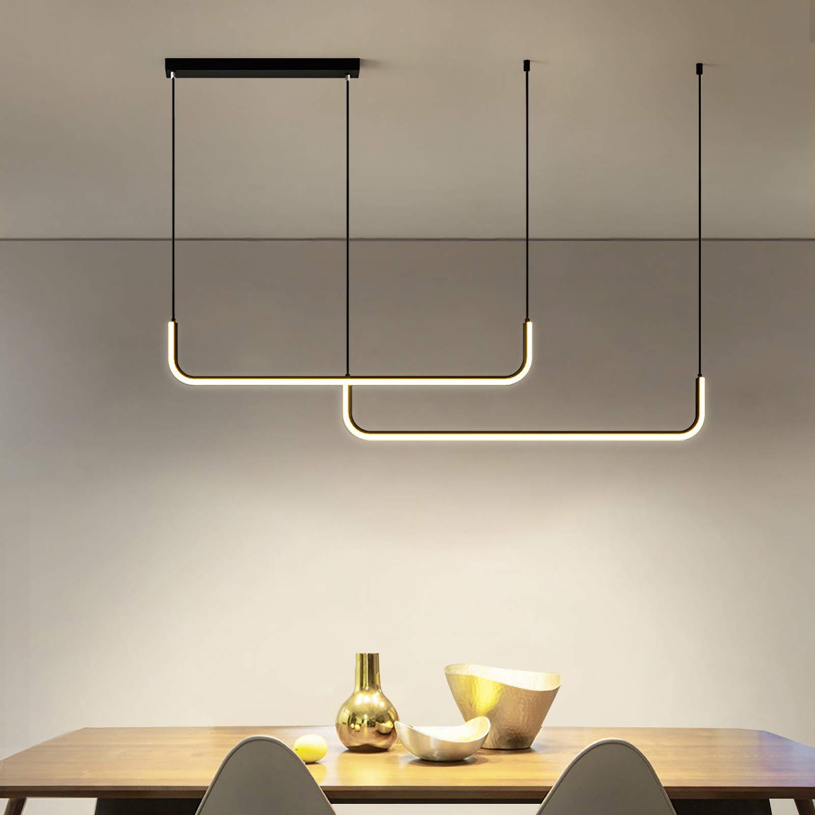 Nordic Modern Chandelier - White Silicone Lampshade for Living Room & Bedroom