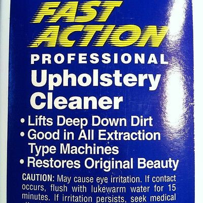 Lundmark Fast Action Pro Upholstery Cleaner 32oz - Powerful Stain Remover for Couches, Sofas & Car Seats - Quick Drying Formula for Home & Auto Use
