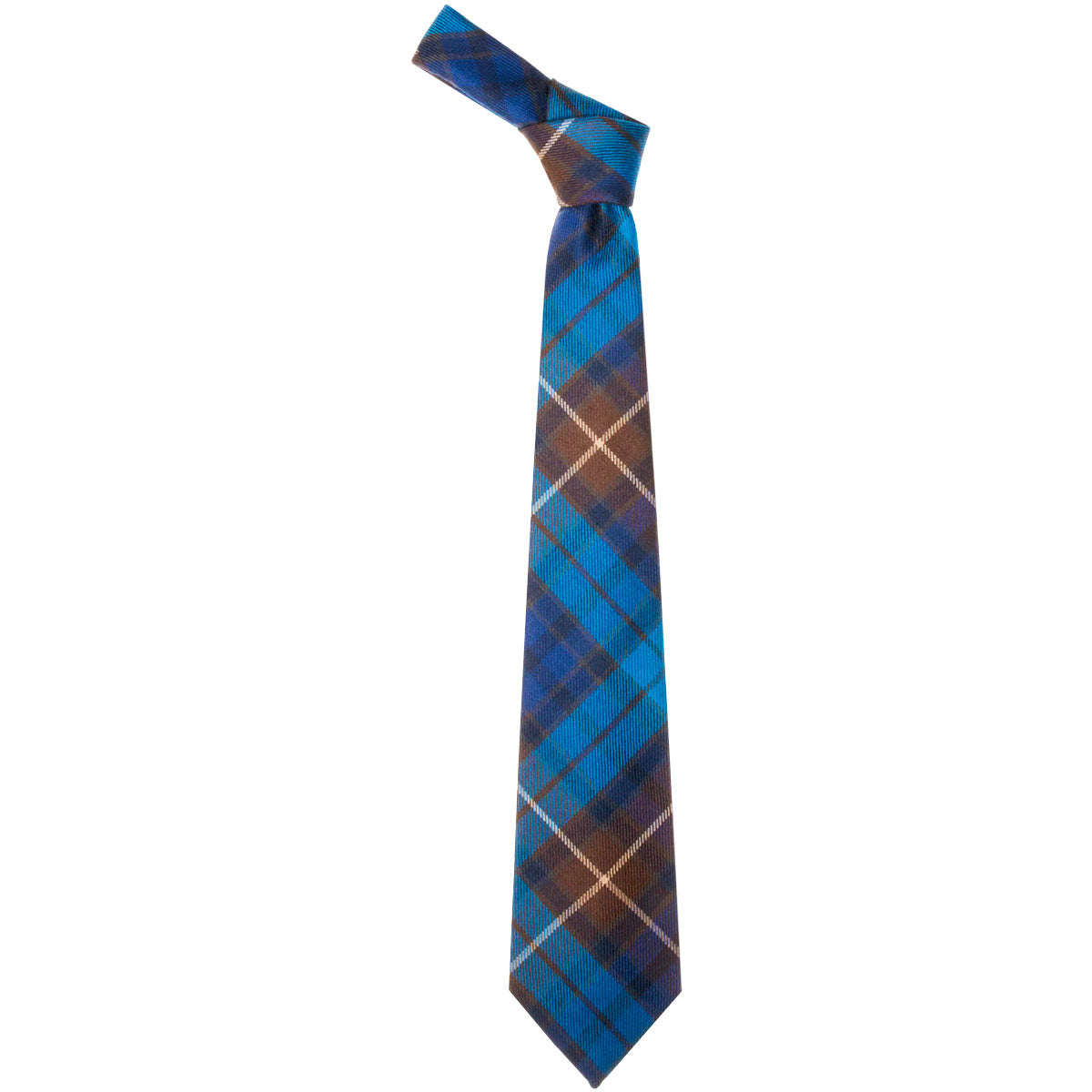 Buchanan Blue Tartan Tie - Classic Scottish Plaid Necktie for Men | Perfect for Weddings, Office & Formal Events