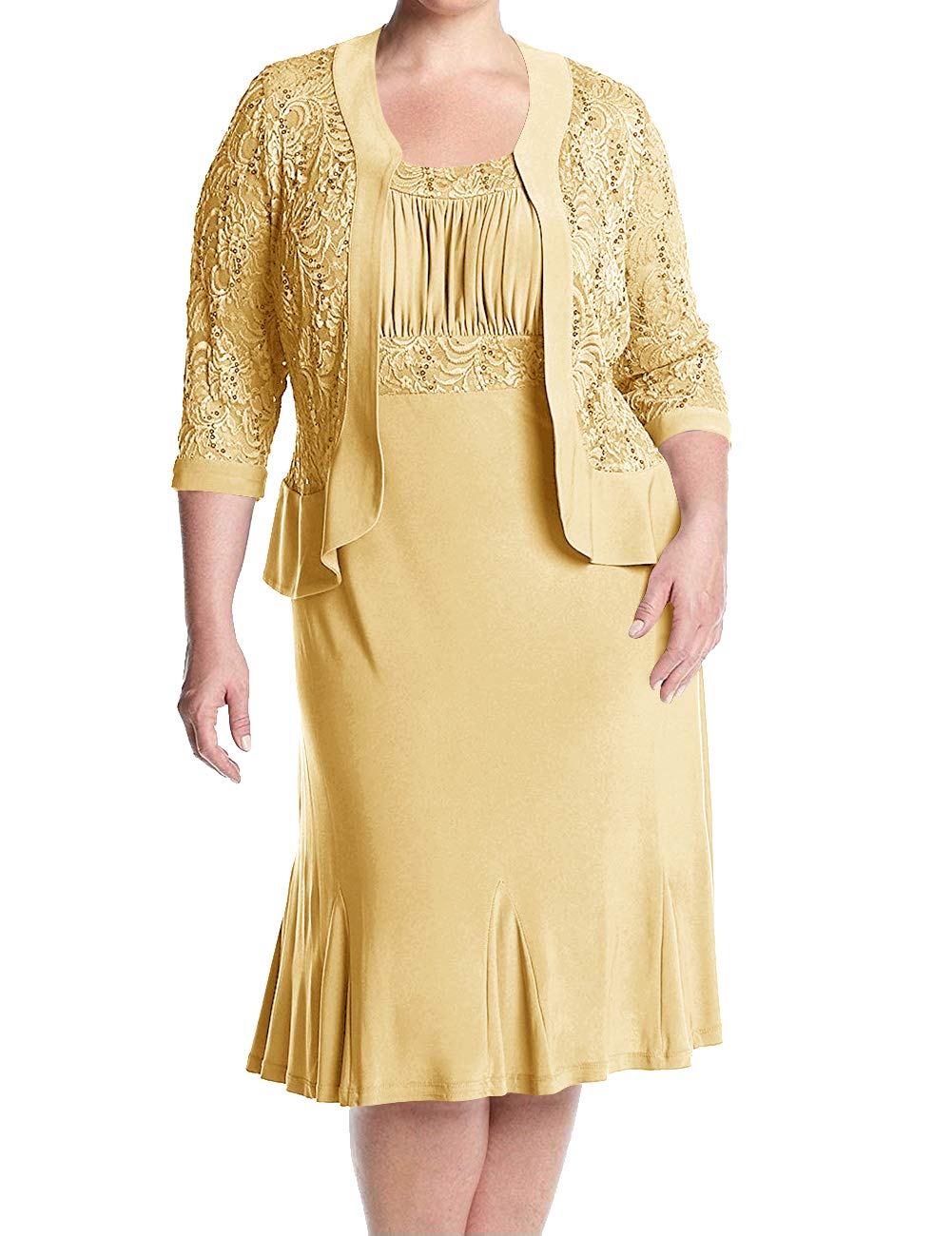 Elegant Mother of The Bride Dresses - Lace Formal Gowns with Jacket for Women | Perfect for Weddings, Evening Parties & Special Occasions
