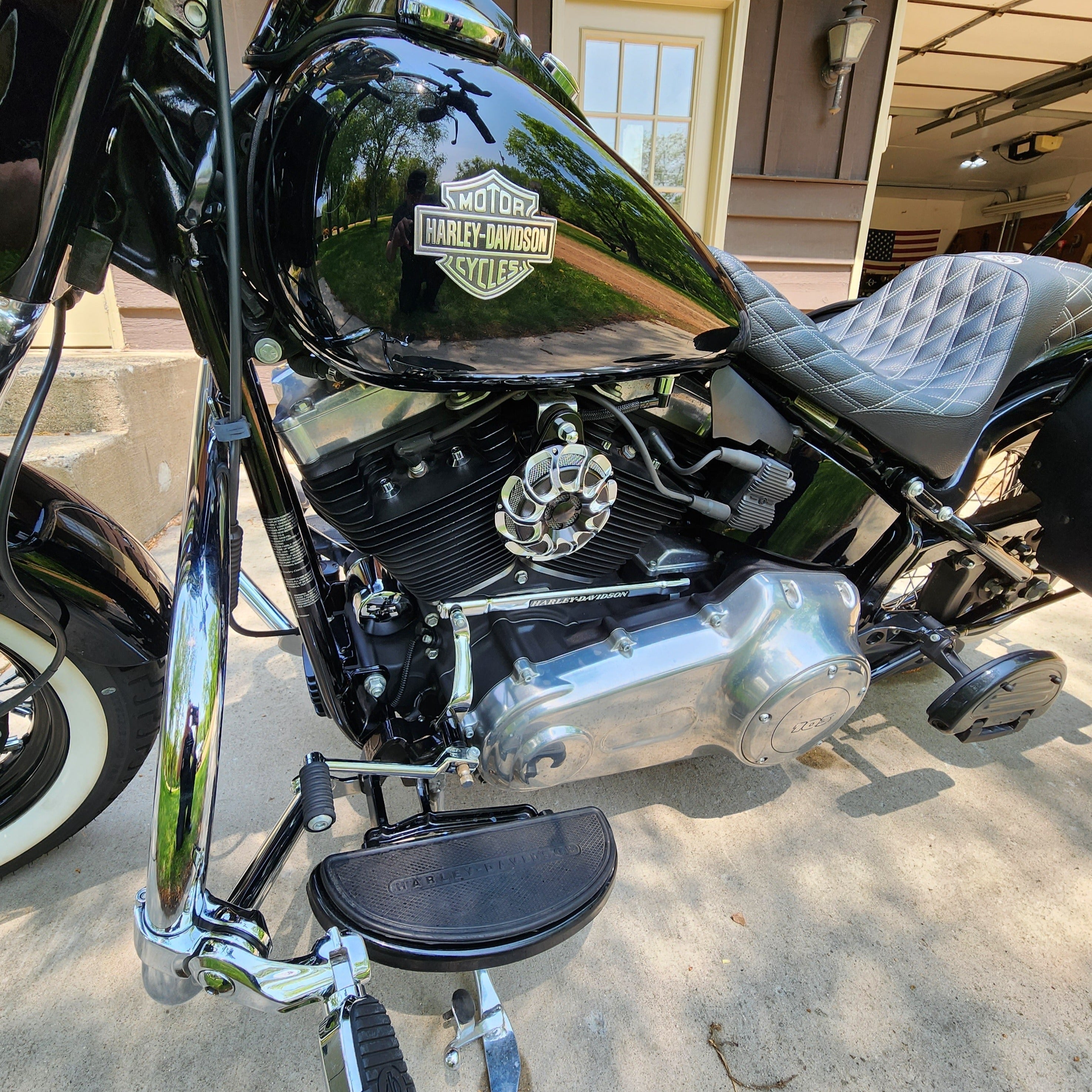 Eagle Lights SONICSHIELD Motorcycle Horn for Harley Davidson - Loud & Durable Replacement Horn for Touring, Softail, Dyna Models - Perfect for Highway Safety & Urban Riding