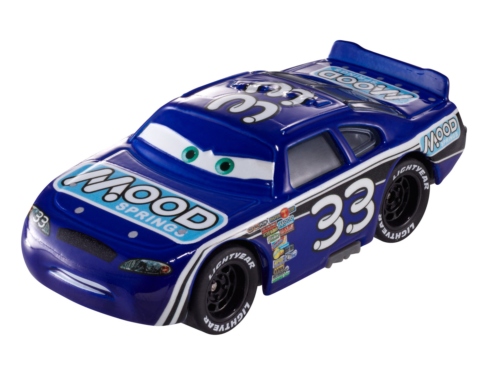 Disney Pixar Cars Diecast Toy - Lightning McQueen Mood Springs #33 - Collectible Metal Car for Kids & Adults, Perfect for Play, Display & Gifts