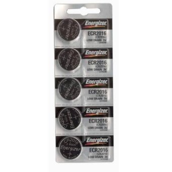 Energizer CR2016 Lithium Batteries (15 Pack) - Long-Lasting Power for Watches, Calculators, Key Fobs & Small Electronics