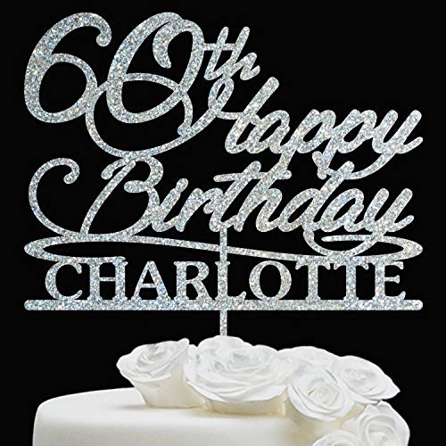 Custom Birthday Cake Topper - Personalized Anniversary & Age Cake Decorations for Weddings, Birthdays & Special Celebrations