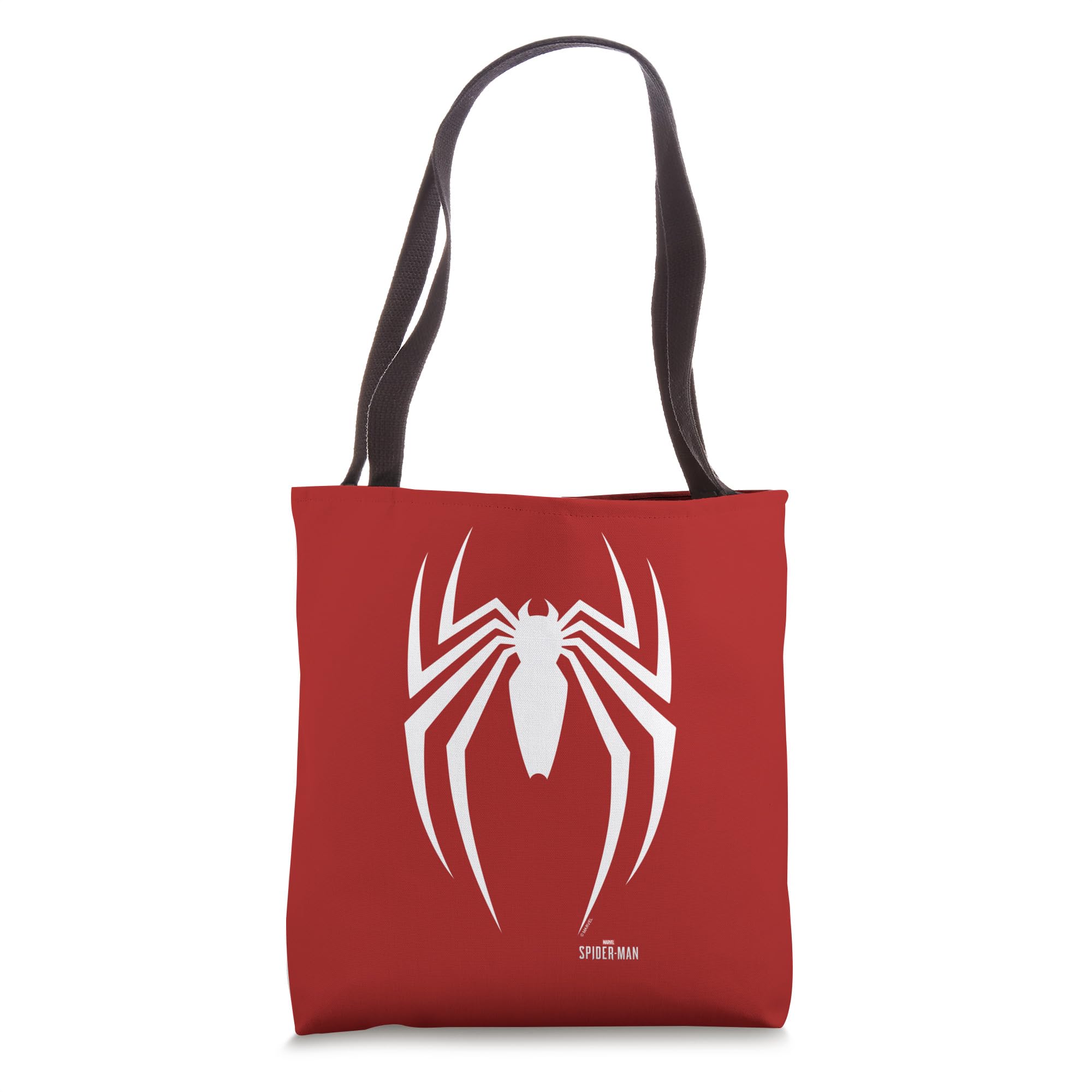 Marvel Spider-Man Gamerverse Logo Tote Bag - Official Licensed Marvel Comics Superhero Tote for School, Shopping & Cosplay | Durable Canvas Shoulder Bag for Fans & Collectors
