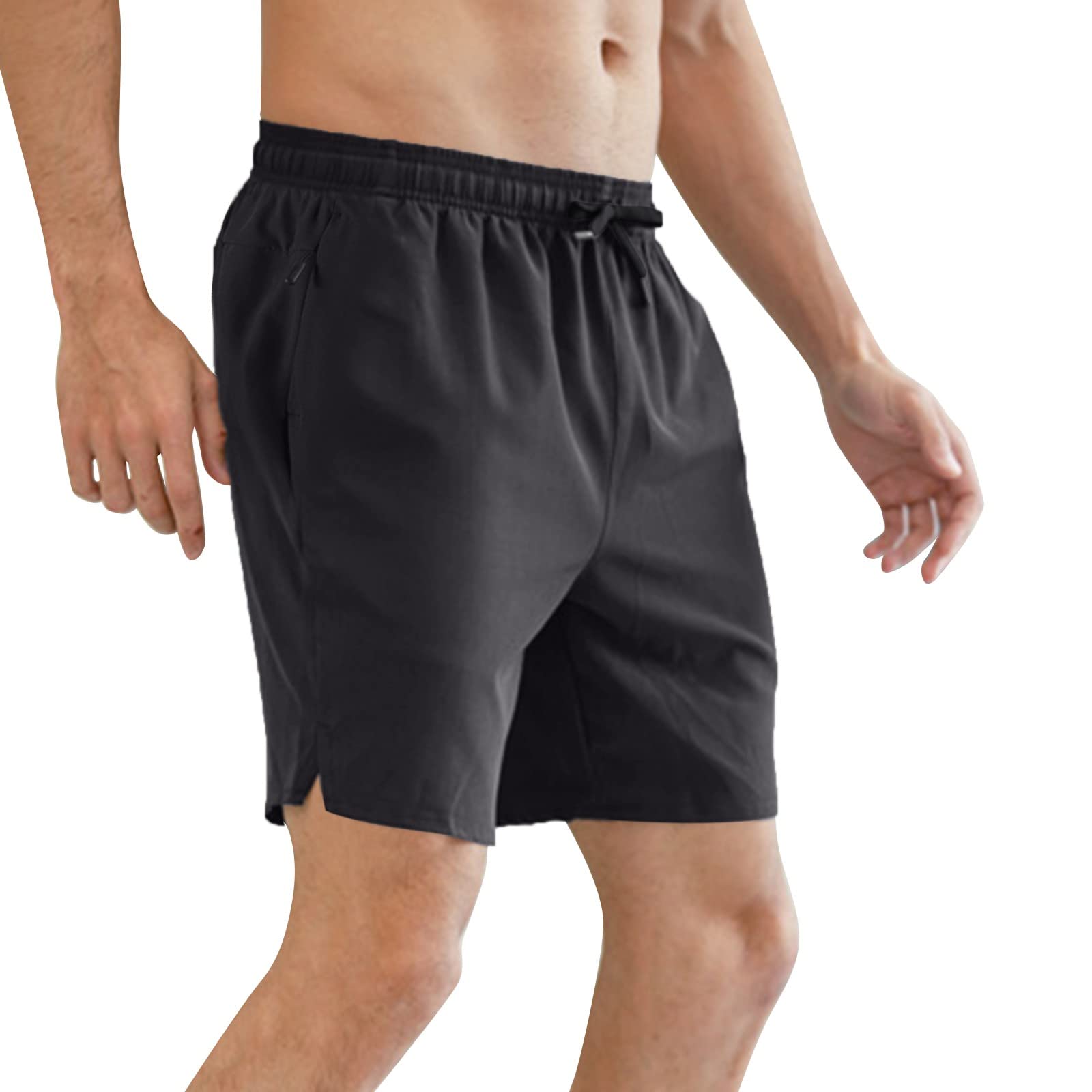 **ETHKIA Men's Gym Shorts - Breathable Summer Athletic Shorts with Elastic Waist & Drawstring - Quick-Dry Basketball & Workout Shorts for Running, Training, Sports & Casual Wear**    *(Use for: Gym workouts, basketball games, jogging, hiking, lounging, and everyday casual wear.)*