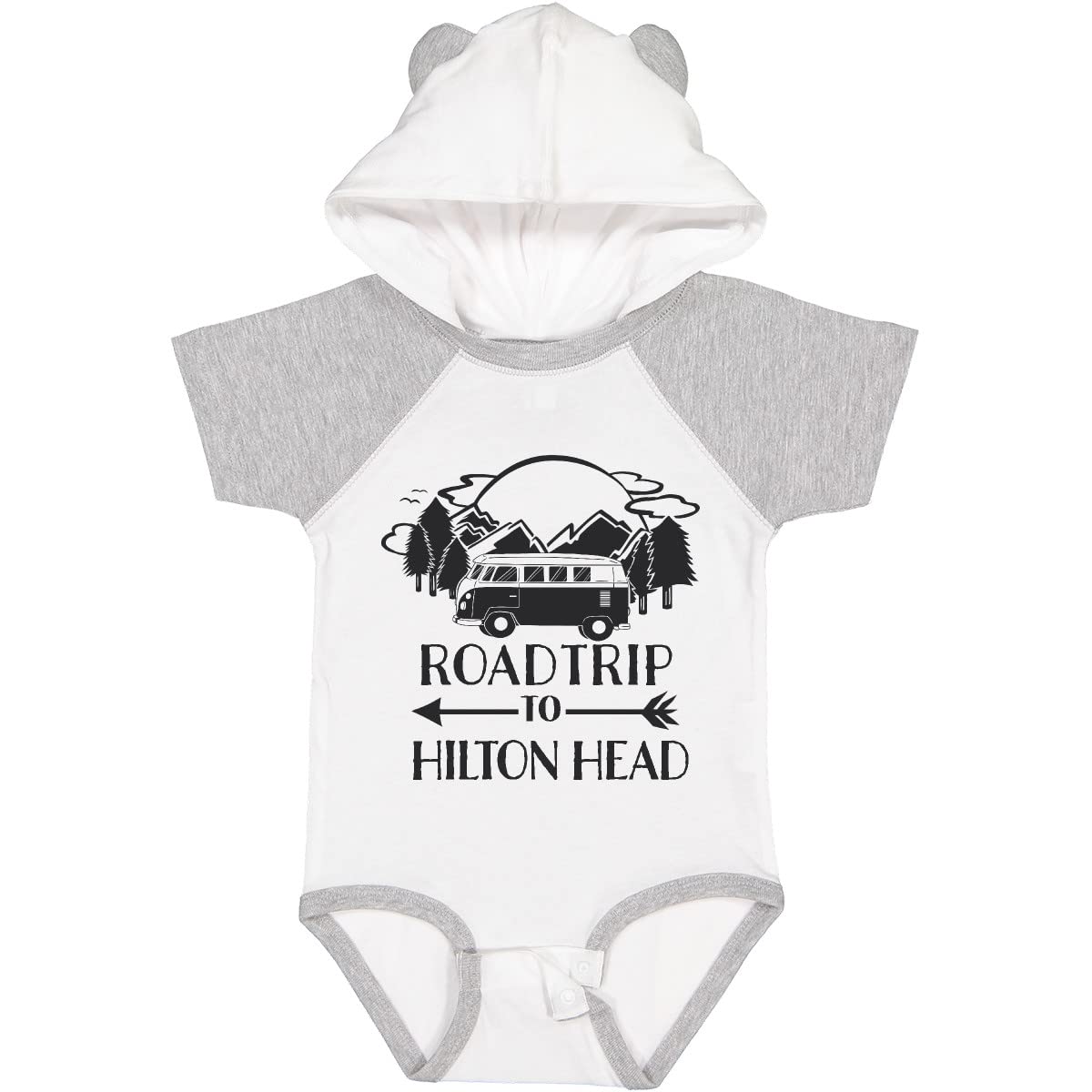 Inktastic Road Trip to Hilton Head Baby Bodysuit - Cute Infant Onesie for Vacation & Travel - Perfect for Family Trips, Beach Holidays & Photo Shoots