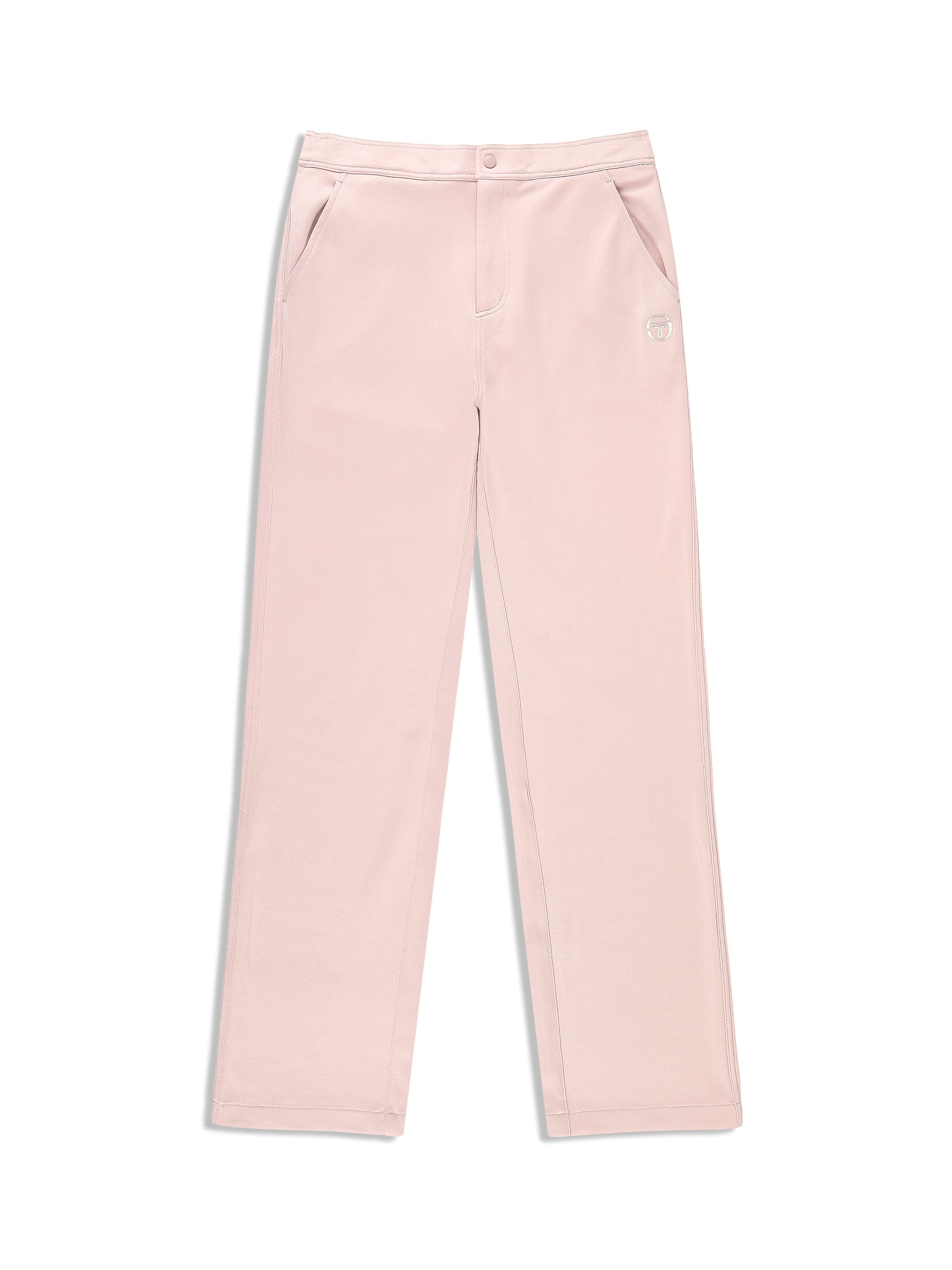 Sandro Women's Track Pants - Soft High Waisted Joggers in Pale Mauve for Lounge, Yoga & Casual Wear