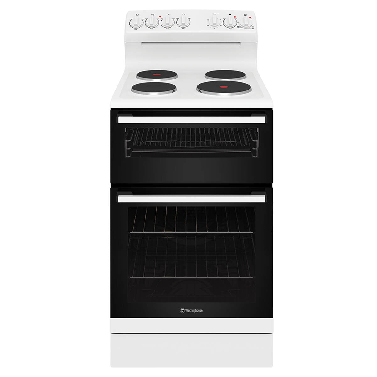 Westinghouse 54cm Freestanding Electric Oven with Fan Forced Cooking - WLE532WC | Perfect for Baking, Roasting & Family Meals in Modern Kitchens