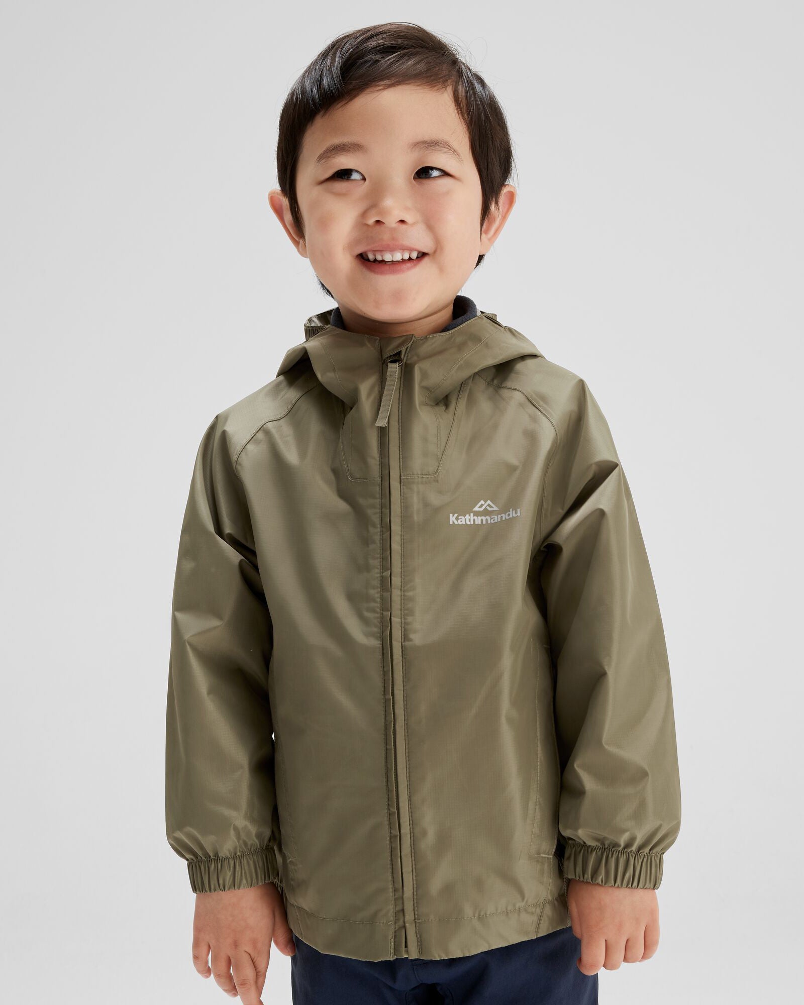 2L Kids Rain Jacket Waterproof Lightweight - Pocket it v4 Beech Color for Outdoor Play & School Commute