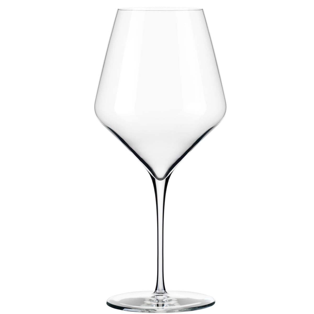 Libbey 9326 Prism 24oz Red Wine Glasses - Set of 12 Crystal Clear Stemware for Fine Dining, Parties & Home Entertaining